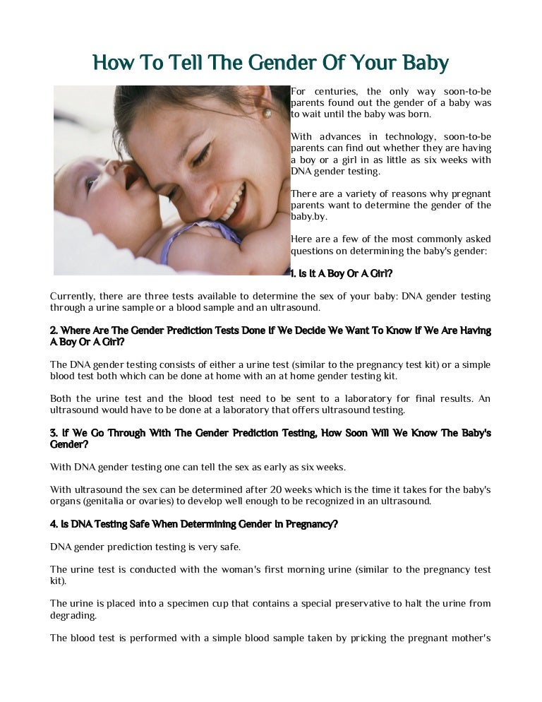 Blood test to find out sex of baby galleries 743